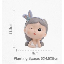 Saksı kız silikon kalıp 