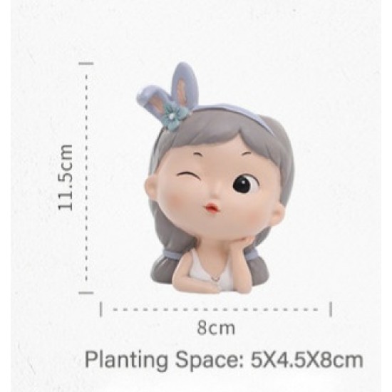 Saksı kız silikon kalıp