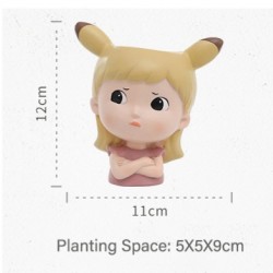 Saksı kız silikon kalıp 