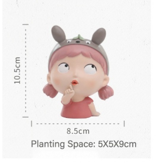 Saksı kız silikon kalıp