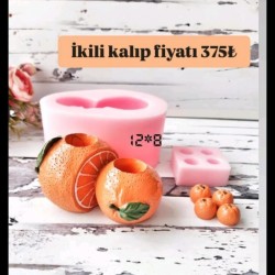 Portakal kürdanlık silikon kalıp 