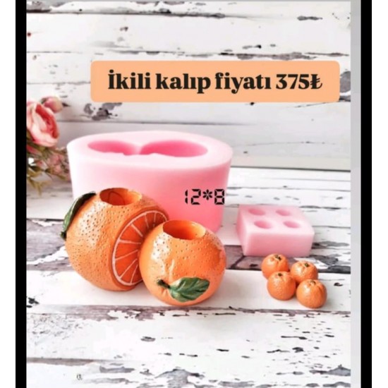 Portakal kürdanlık silikon kalıp
