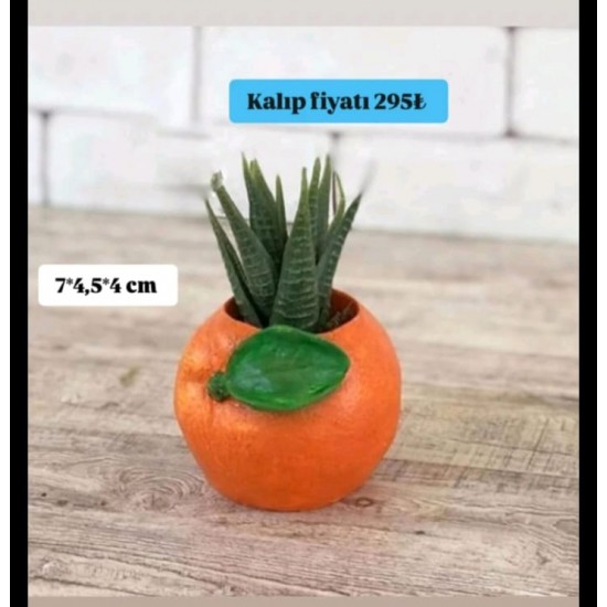 Portakal saksı silikon kalıp