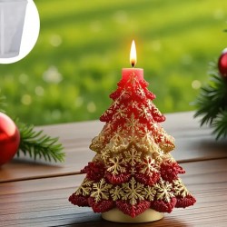 Noel çam ağacı silikon kalıp 