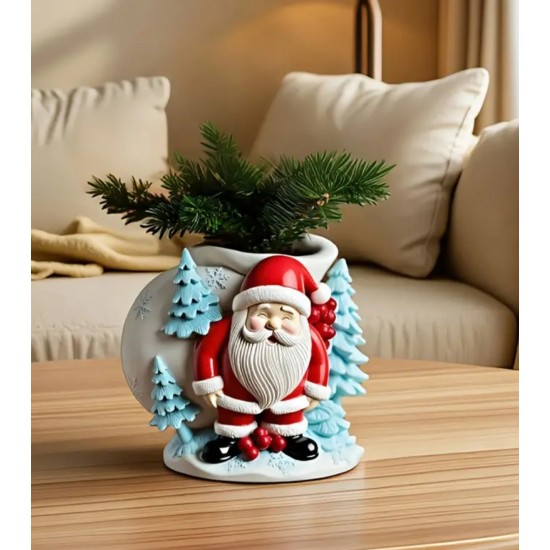 Noel saksı silikon kalıp