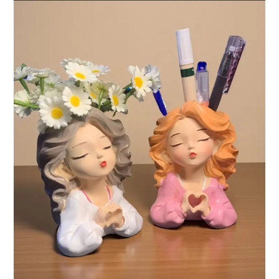 Saksı kız silikon kalıp