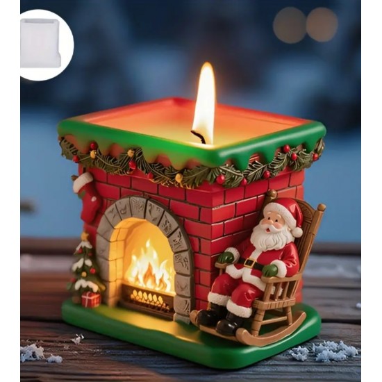 Noel saksı silikon kalıp