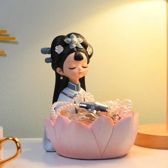 Sepetli kız silikon kalıp