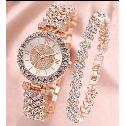 Kadın saat bileklik seti 