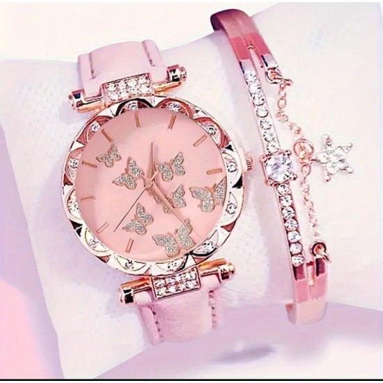 Kadın saat bileklik seti