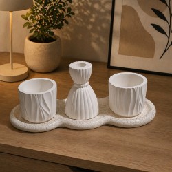 4 lü şamdan set