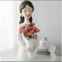 Buketli kız silikon kalıp 