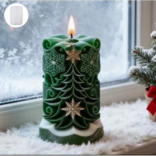 Noel mum silikon kalıp