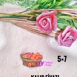 Meyve sepeti silikon kalıp 