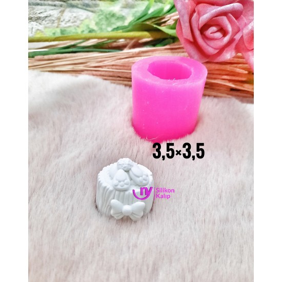 Kütük tavşan silikon kalıp