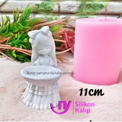 Lokumcu kız silikon kalıp 