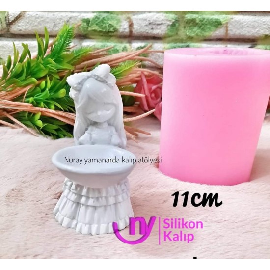 Lokumcu kız silikon kalıp